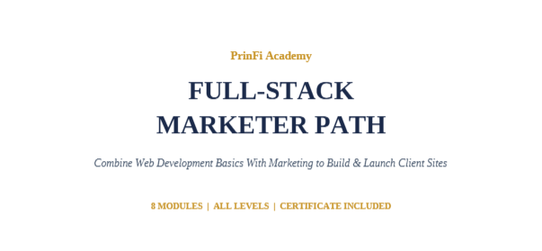 Full-Stack Marketer Path